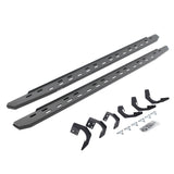 2015-2024 Ram 1500 RB30 Slim Line Running Boards with Mounting Bracket Kit, Textured Black (69620687SPC) | Dirty Garage