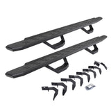 2015-2026 Colorado/Canyon RB30 Running Boards with Mounting Brackets, 2 Pairs Drop Steps Kit, Protective Bedliner coating (6962358020T) | Dirty Garage