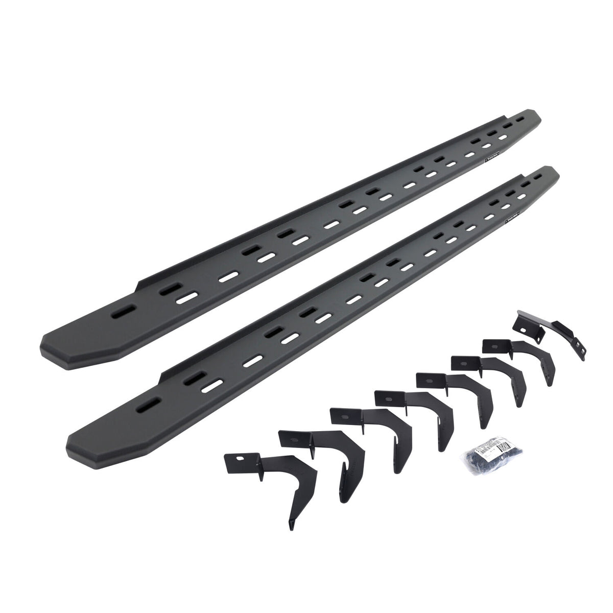 2015-2026 Colorado/Canyon RB30 Slim Line Running Boards with Mounting Bracket Kit, Textured Black (69623580SPC) | Dirty Garage