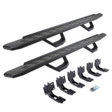 2019-2026 Ram 1500 RB30 Running Boards with Mounting Brackets, 2 Pairs Drop Steps Kit, Textured Black (6963068020PC) | Dirty Garage