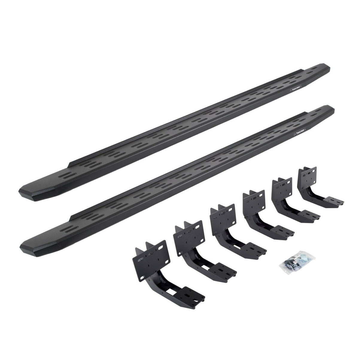 2019-2026 Ram 1500 RB30 Running Boards with Mounting Bracket Kit, Textured Black (69630680PC) | Dirty Garage
