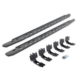2019-2027 Ram 1500 RB30 Slim Line Running Boards with Mounting Bracket Kit, Textured Black (69630687SPC) | Dirty Garage