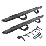 2016-2026 Ranger RB30 Running Boards with Mounting Brackets, 2 Pairs Drop Steps Kit, Textured Black (6963688020PC) | Dirty Garage