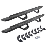 2007-2021 Tundra RB30 Running Boards with Brackets, 2 Pairs Drop Steps Kit Double Cab, Textured Black (6964158020PC) | Dirty Garage