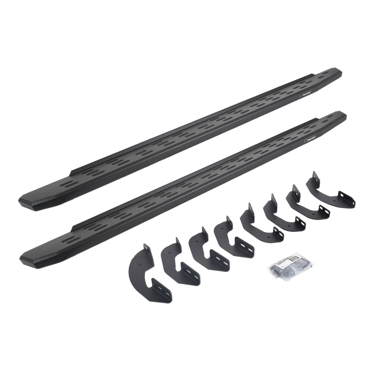 2007-2021 Tundra RB30 Running Boards with Mounting Bracket Kit Double Cab, Textured Black (69641580PC) | Dirty Garage