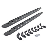 2007-2021 Tundra RB30 Slim Line Running Boards with Bracket Kit Double Cab Only, Textured Black (69641580SPC) | Dirty Garage