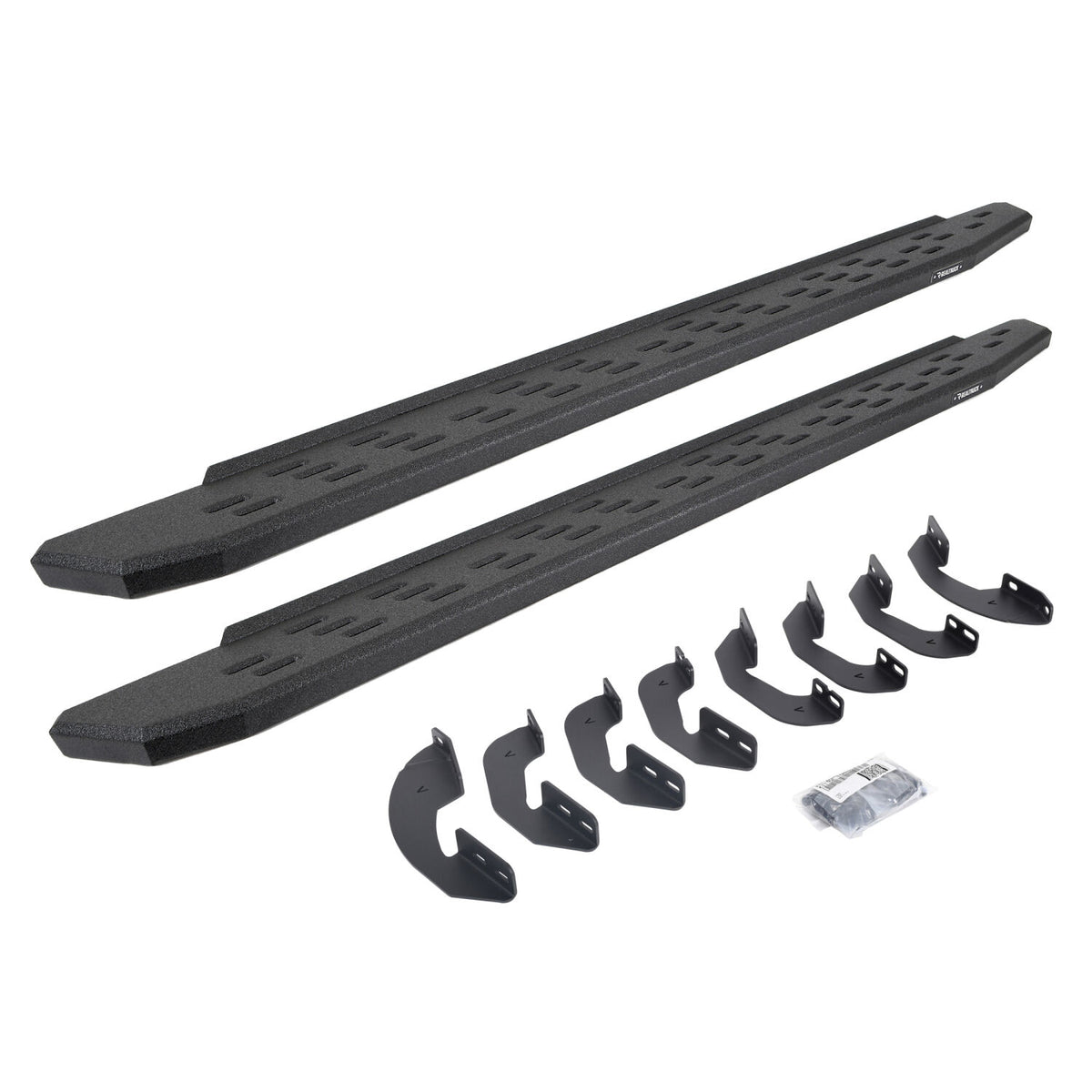 2007-2021 Tundra RB30 Running Boards with Mounting Bracket Kit Double Cab, Protective Bedliner coating (69641580T) | Dirty Garage