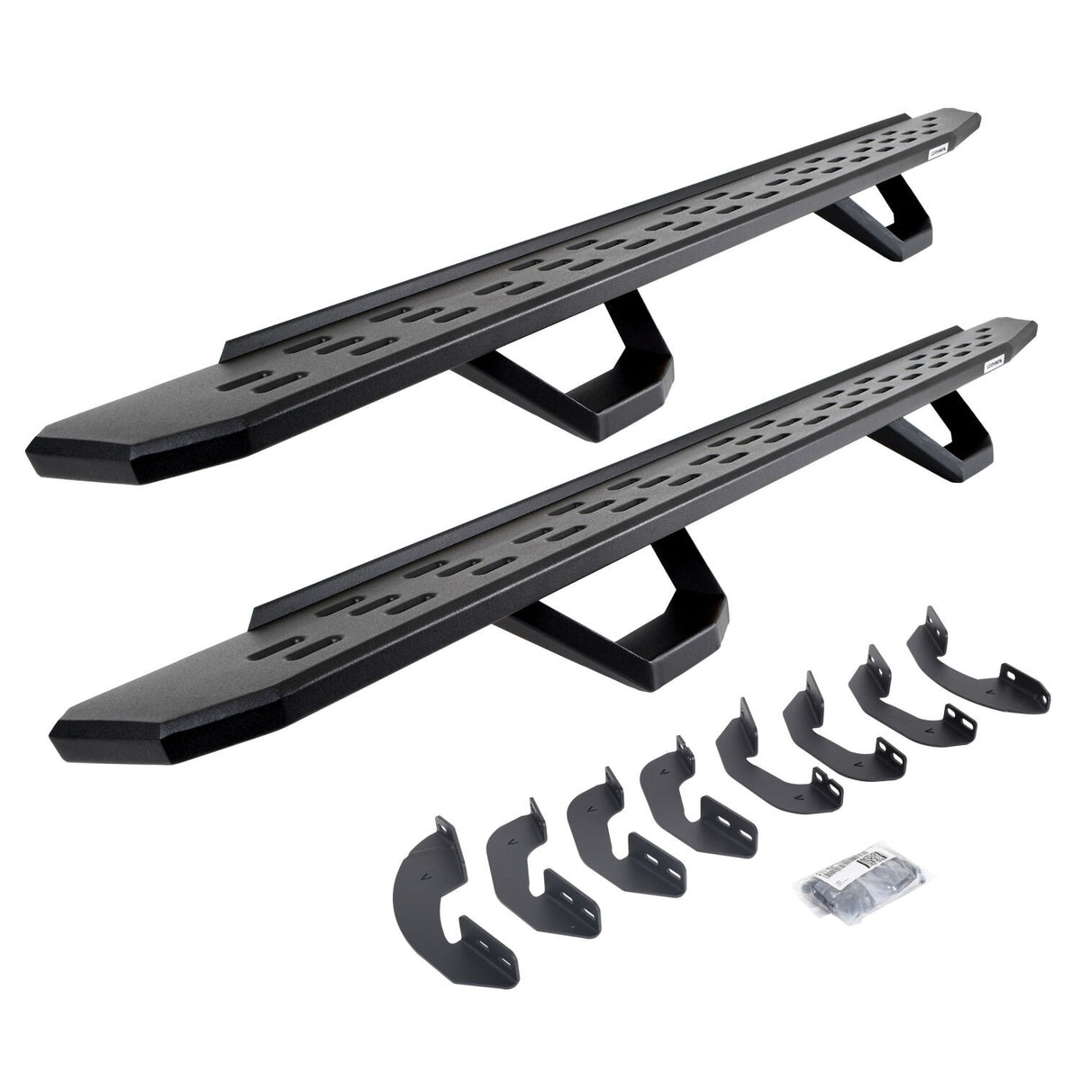 2023-2026 Sequoia RB30 Running Boards with Mounting Brackets, 2 Pairs Drop Steps Kit, Textured Black (6964397320PC) | Dirty Garage