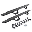 2007-2021 Tundra RB30 Running Boards with Brackets, 2 Pairs Drop Steps Kit Crew Max, Protective Bedliner coating (6964168720T) | Dirty Garage