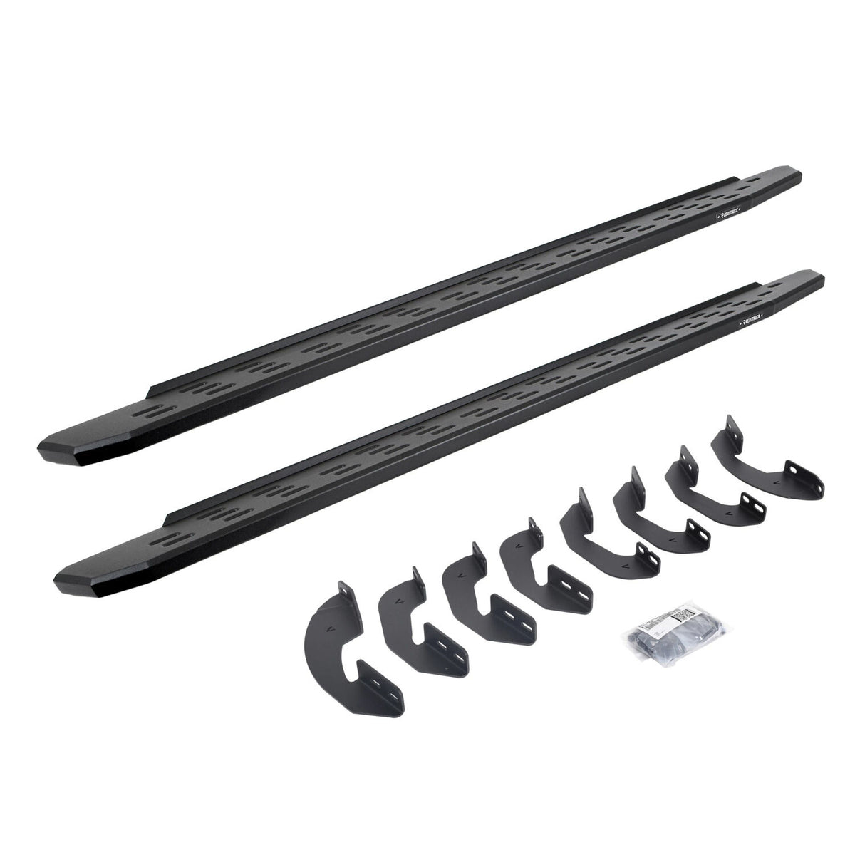 2007-2021 Tundra RB30 Running Boards with Mounting Bracket Kit Crew Max Only, Textured Black (69641687PC) | Dirty Garage