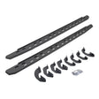 2007-2021 Tundra RB30 Slim Line Running Boards with Brackets Kit Crew Max Only, Protective Bedliner coating (69641687ST) | Dirty Garage
