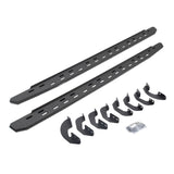 2007-2021 Tundra RB30 Slim Line Running Boards with Brackets Kit Crew Max Only, Protective Bedliner coating (69641687ST) | Dirty Garage