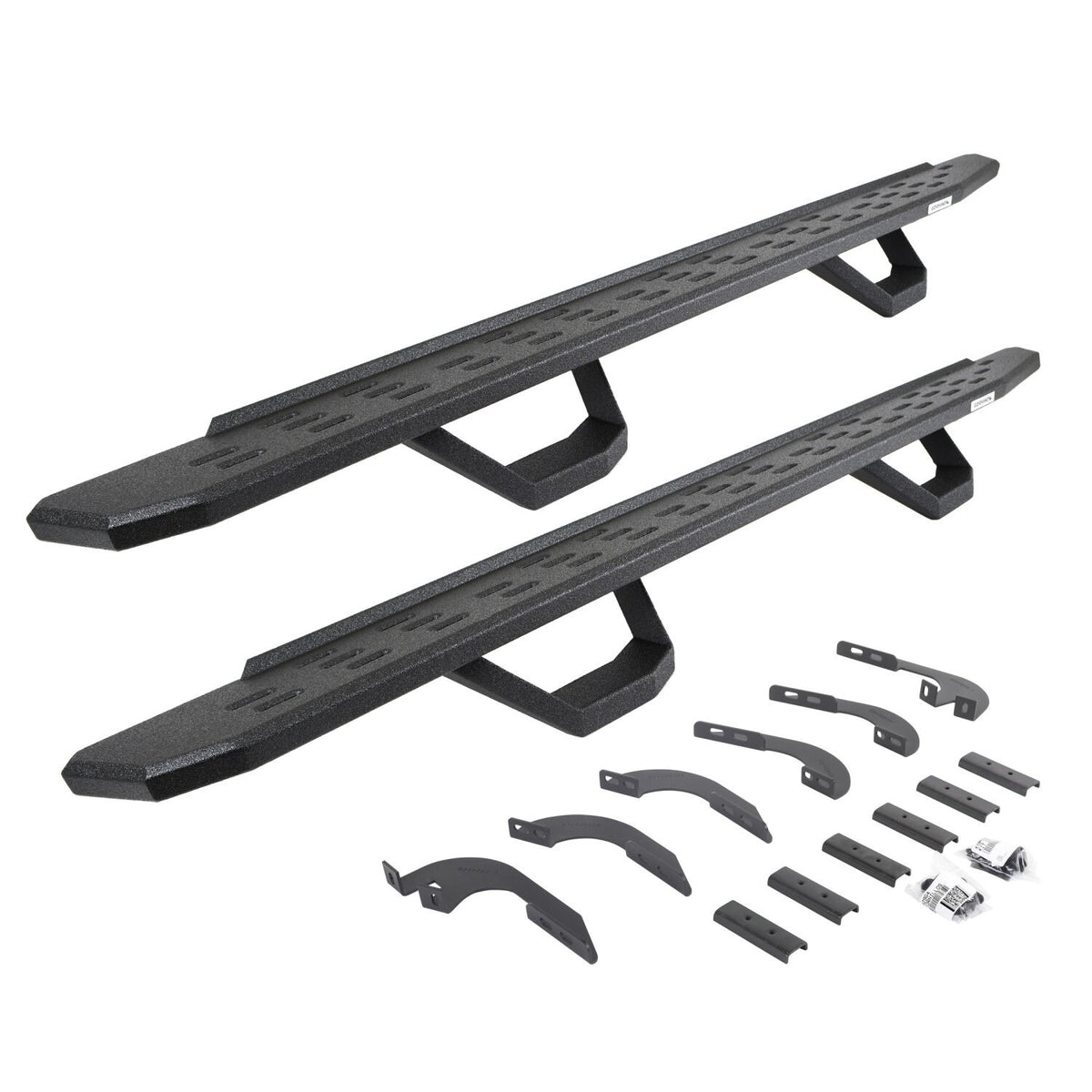 2024-2026 Tacoma RB30 Running Boards W/Mounting Brackets, 2 Pairs Drop Steps Kit -Double Cab Only, Protective Bedliner coating (6964328020T) | Dirty Garage