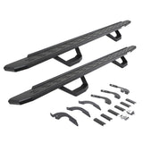 2024-2026 Tacoma RB30 Running Boards W/Mounting Brackets, 2 Pairs Drop Steps Kit -Double Cab Only, Protective Bedliner coating (6964328020T) | Dirty Garage