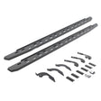 2005-2023 Tacoma RB30 Slim Line Running Boards with Mounting Bracket Kit Double Cab Only, Textured Black (69642987SPC) | Dirty Garage