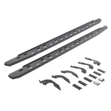 2005-2023 Tacoma RB30 Slim Line Running Boards with Mounting Bracket Kit Double Cab Only, Textured Black (69642987SPC) | Dirty Garage