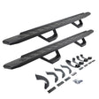 2022-2026 Tundra RB30 Running Boards with Brackets, 2 Pairs Drop Steps Kit Double Cab, Textured Black (6964358020PC) | Dirty Garage