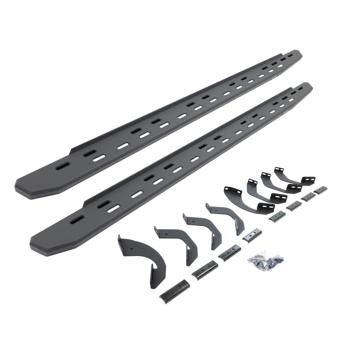 2022-2026 Tundra RB30 Slim Line Running Boards with Bracket Kit Double Cab Only, Textured Black (69643580SPC) | Dirty Garage