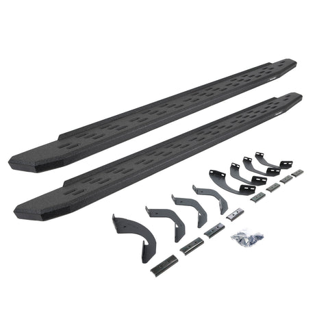 2022-2026 Tundra RB30 Running Boards with Mounting Bracket Kit Double Cab, Protective Bedliner coating (69643580T) | Dirty Garage