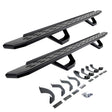 2022-2026 Tundra RB30 Running Boards with Mounting Brackets, 2 Pairs Drop Steps Kit, Textured Black (6964368720PC) | Dirty Garage
