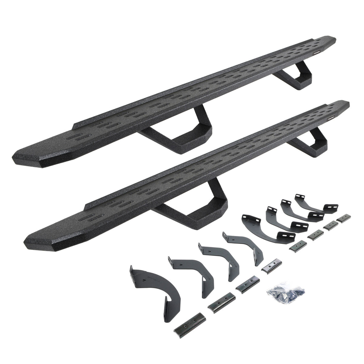 2022-2026 Tundra RB30 Running Boards with Brackets, 2 Pairs Drop Steps Kit Crew Max, Protective Bedliner coating (6964368720T) | Dirty Garage