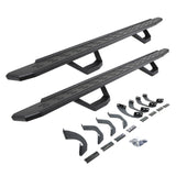 2022-2026 Tundra RB30 Running Boards with Brackets, 2 Pairs Drop Steps Kit Crew Max, Protective Bedliner coating (6964368720T) | Dirty Garage