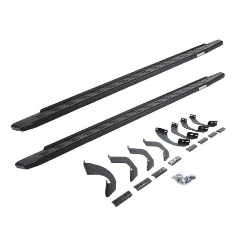 2022-2026 Tundra RB30 Running Boards with Mounting Bracket Kit Crew Max Only, Protective Bedliner coating (69643687T) | Dirty Garage