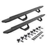 2020-2026 Gladiator RB30 Running Boards with Mounting Brackets, 2 Pairs Drop Steps Kit, Protective Bedliner coating (6965168720T) | Dirty Garage
