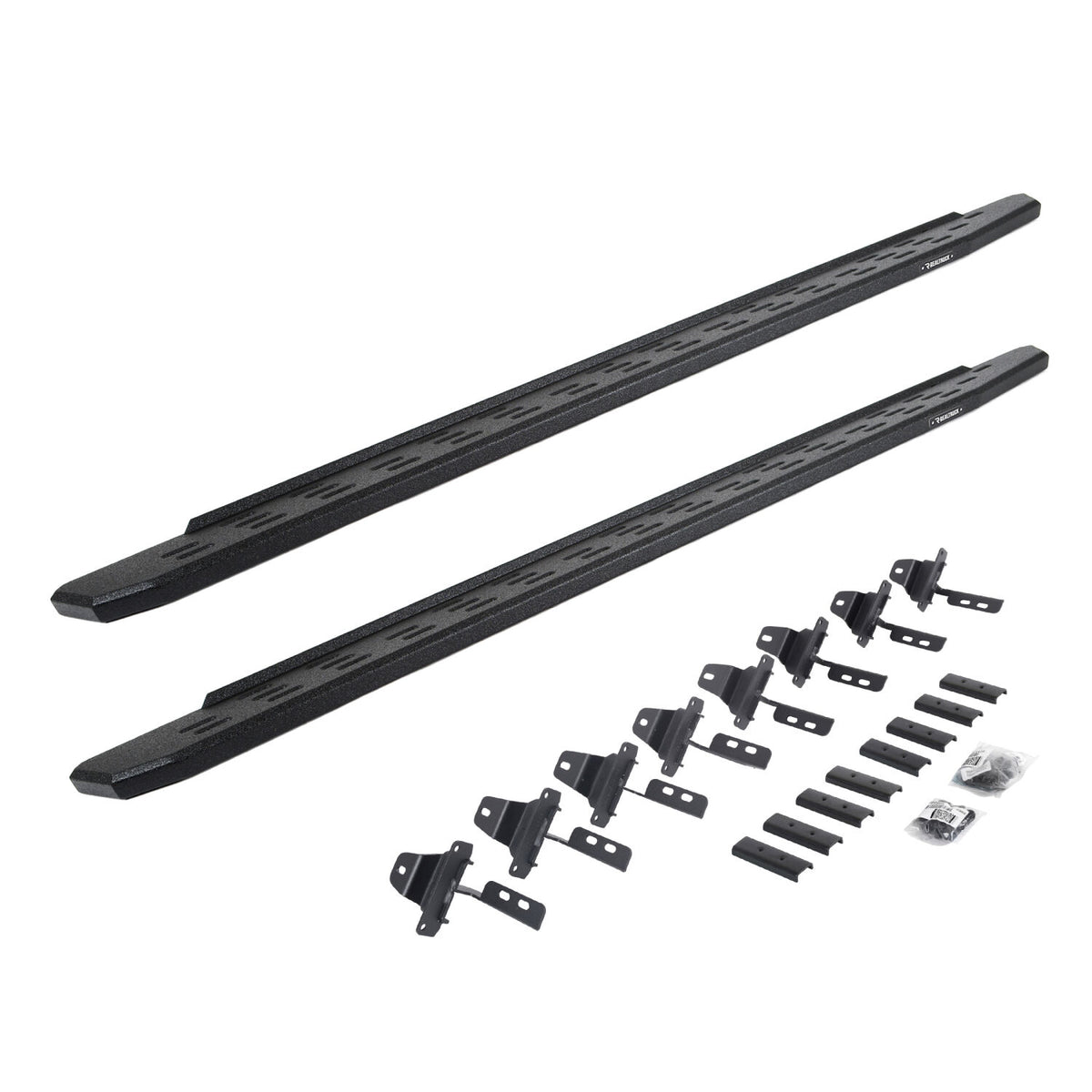 2020-2026 Gladiator RB30 Running Boards with Mounting Bracket Kit, Protective Bedliner coating (69651687T) | Dirty Garage