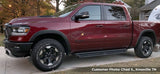 2019-2027 Ram 1500 Dominator Xtreme D1 Side Steps with Rocker Panel Mounting Bracket Kit, Powder Coated (D14306T) | Dirty Garage