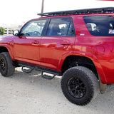 2025-2026 4Runner Dominator Xtreme D2 Side Steps with Rocker Panel Mounting Bracket Kit, Textured Black (D224427T) | Dirty Garage