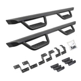 2025-2026 4Runner Dominator Xtreme D2 Side Steps with Rocker Panel Mounting Bracket Kit, Textured Black (D224427T) | Dirty Garage