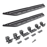 2021-2026 Bronco Dominator Xtreme D6 Side Steps with Rocker Panel Mounting Brackets Kit, Powder Coated (D64129T) | Dirty Garage
