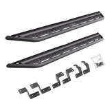 2025-2026 4Runner Dominator Xtreme D6 Side Steps with Rocker Panel Mounting Brackets Kit, Powder Coated (D64427T) | Dirty Garage