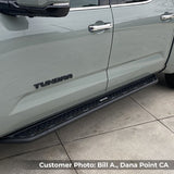 2022-2026 Tundra Dominator Xtreme D6 Side Steps with Rocker Panel Mounting Kit Crew Max Only, Powder Coated (D64436T) | Dirty Garage