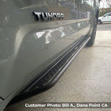 2022-2026 Tundra Dominator Xtreme D6 Side Steps with Rocker Panel Mounting Kit Crew Max Only, Powder Coated (D64436T) | Dirty Garage
