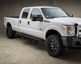 1999-2016 Superduty RB10 Running Boards with Mounting Brackets, 2 Pairs Drop Steps Kit, Protective Bedliner coating (6341808720T) | Dirty Garage