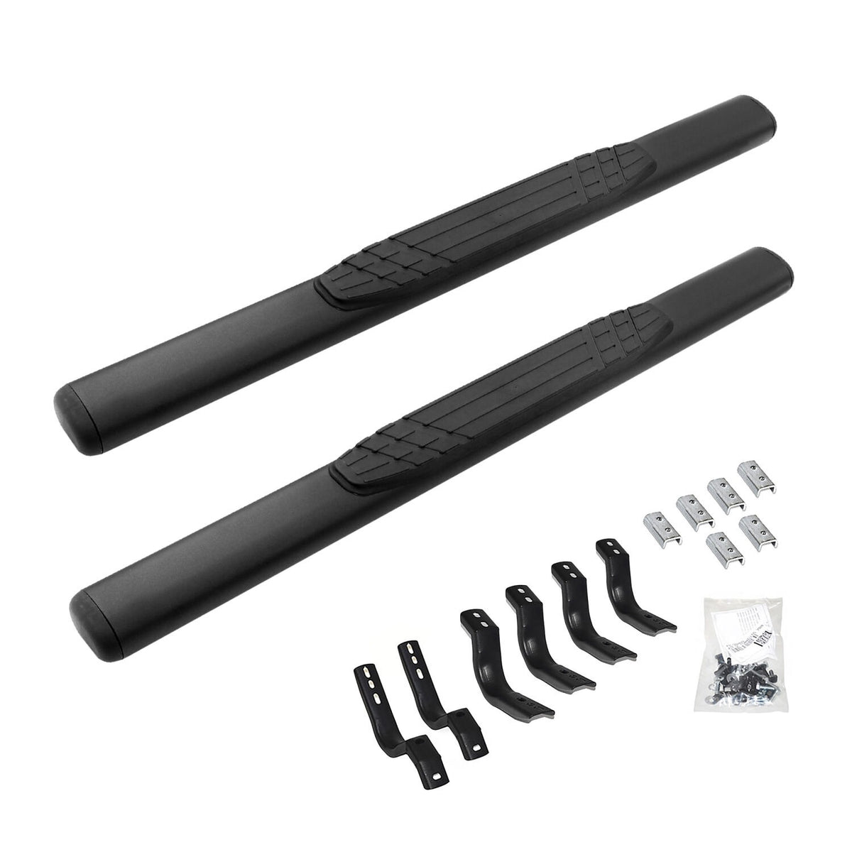 2015-2027 Superduty/F-150 4" OE Xtreme Side Steps with Mounting Brackets Kit, Powder Coated (684415552T) | Dirty Garage