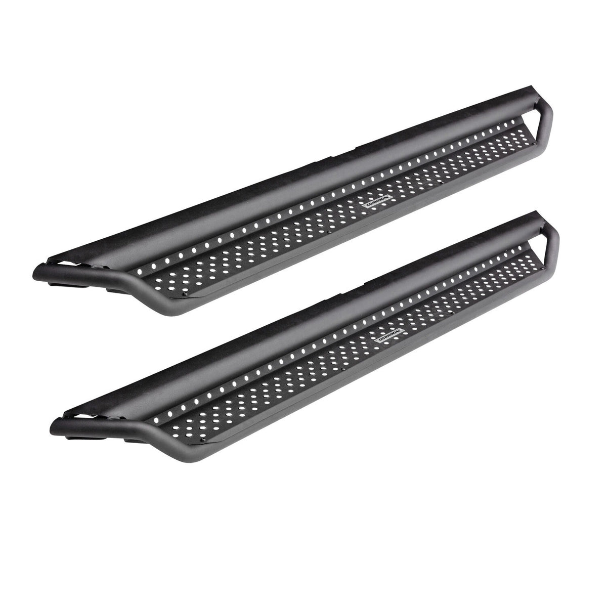 2009-2027 Ram 1500/Ram HD Dominator Xtreme D1 Side Steps with Rocker Panel Mounting Bracket Kit, Powder Coated (D14205T) | Dirty Garage