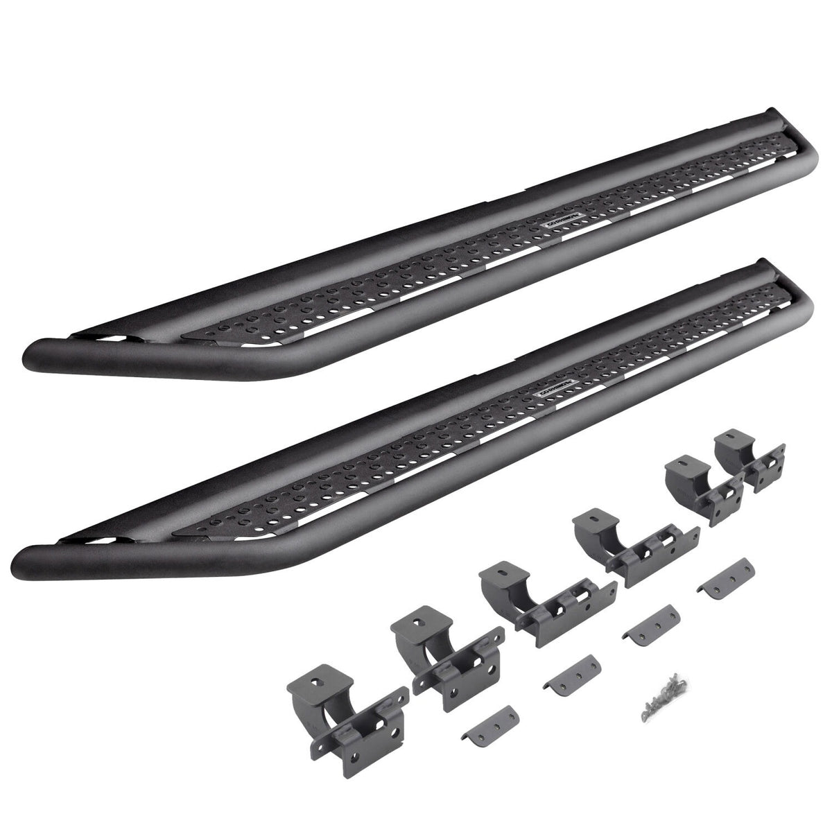 2020-2027 Gladiator Dominator Xtreme D6 Side Steps with Rocker Panel Mounting Brackets Kit, Powder Coated (D64516T) | Dirty Garage