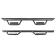 2021-2026 Bronco Dominator Xtreme D2 Side Steps with Rocker Panel Mounting Bracket Kit, Textured Black (D224129T) | Dirty Garage