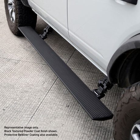 2022-2026 Tundra RealTruck VoltStep Electric Running Board Kit, Protective Bedliner coating (20444587T) | Dirty Garage