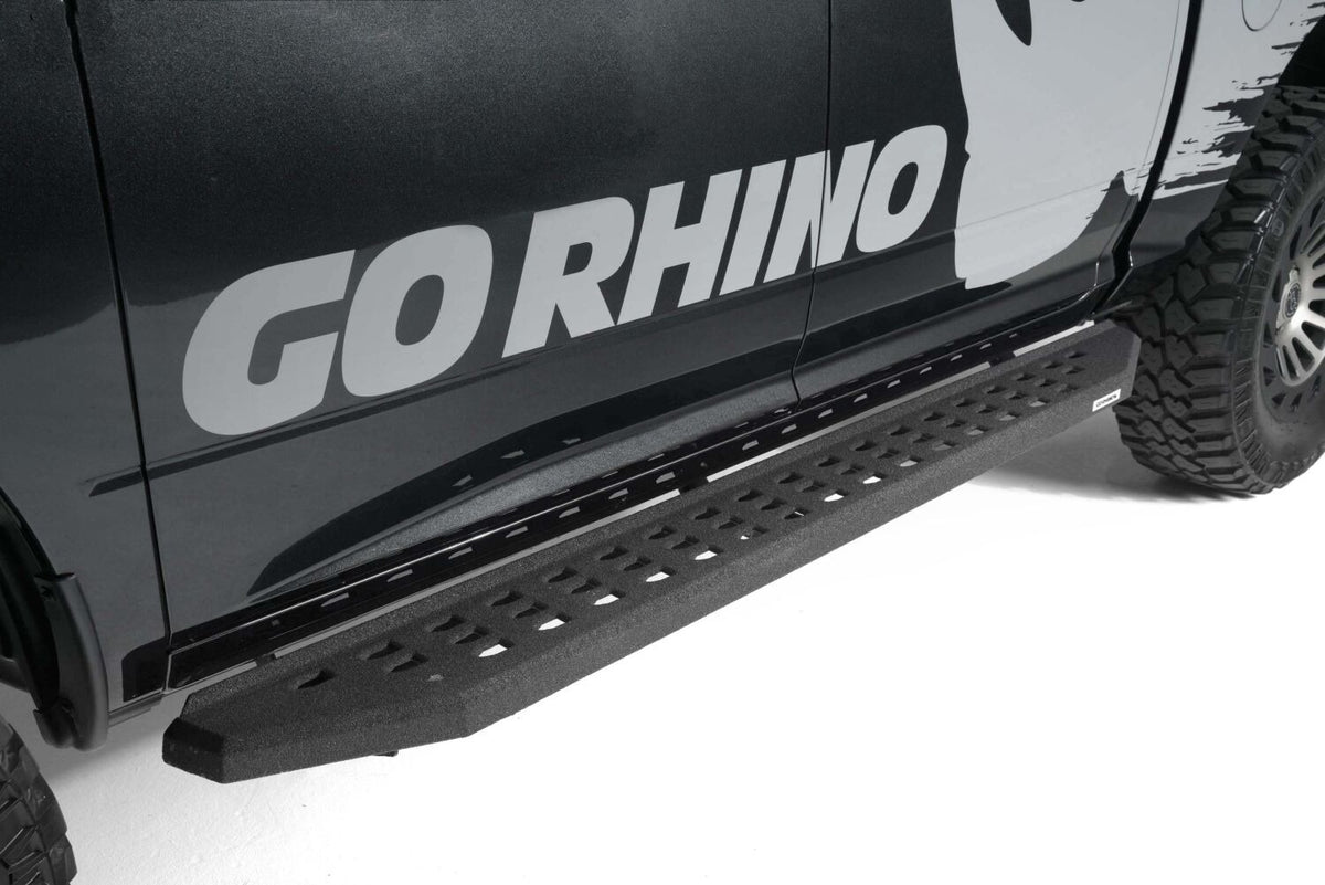 2015-2024 Ram 1500 RB20 Running Boards with Mounting Brackets Kit, Powder Coated (69420687T) | Dirty Garage