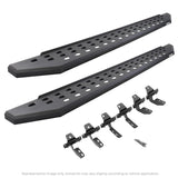 2022-2026 Tundra RB20 Running Boards with Mounting Brackets Kit, Textured Black (69443580PC) | Dirty Garage