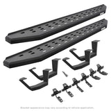 2007-2021 Tundra RB20 Running Boards with Mounting Brackets, 2 Pairs Drop Steps Kit, Protective Bedliner coating (6944168720T) | Dirty Garage