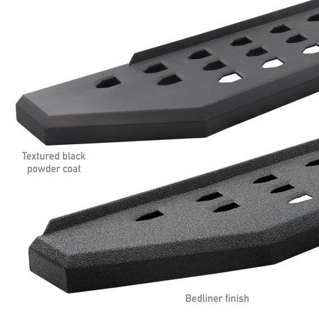 2004-2014 F-150 RB20 Running Boards with Mounting Brackets, 2 Pairs Drop Steps Kit, Protective Bedliner coating (6941508720T) | Dirty Garage