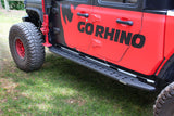 2020-2027 Gladiator RB20 Slim Line Running Boards with Mounting Bracket Kit, Protective Bedliner coating (69451687ST) | Dirty Garage