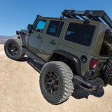 2020-2027 Gladiator RB20 Running Boards with Mounting Brackets Kit, Protective Bedliner coating (69451687T) | Dirty Garage