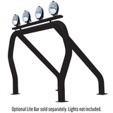 1975-2026 GM HD/Superduty Bed Bars Complete Kit Single Bar/Single Kicker (Between wheel wells) Black, Black Powder Coat (9009560SSB) | Dirty Garage