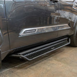 2023-2026 Sequoia Dominator Xtreme D1 Side Steps with Rocker Panel Mounting Kit, Powder Coated (D14439T) | Dirty Garage